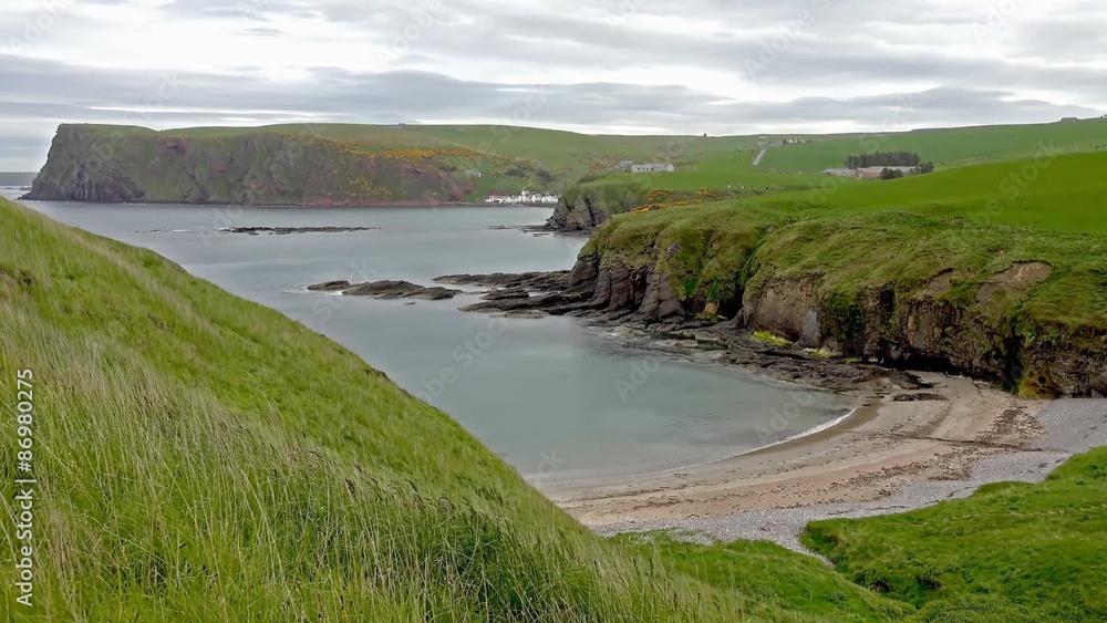 High cliff landscape time lapse High cliff landscape time lapse