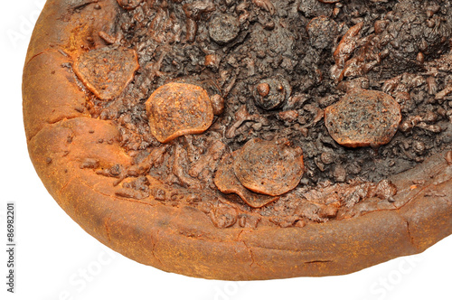 Burnt Pepperoni Pizza