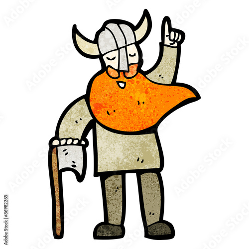 cartoon viking