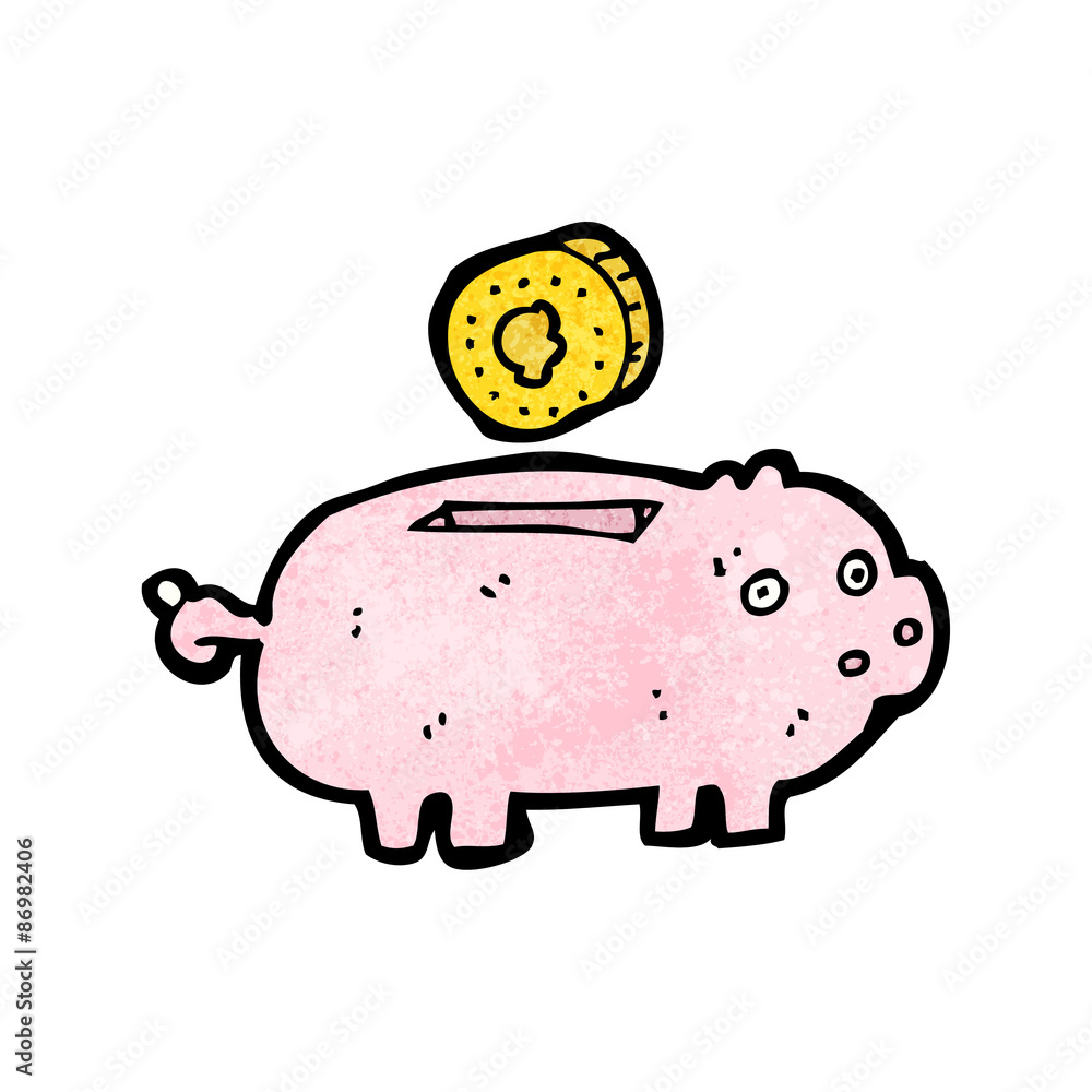 cartoon piggy bank cartoon piggy bank