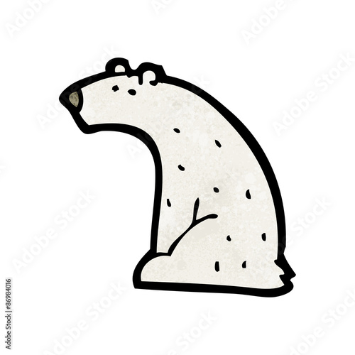 cartoon polar bear