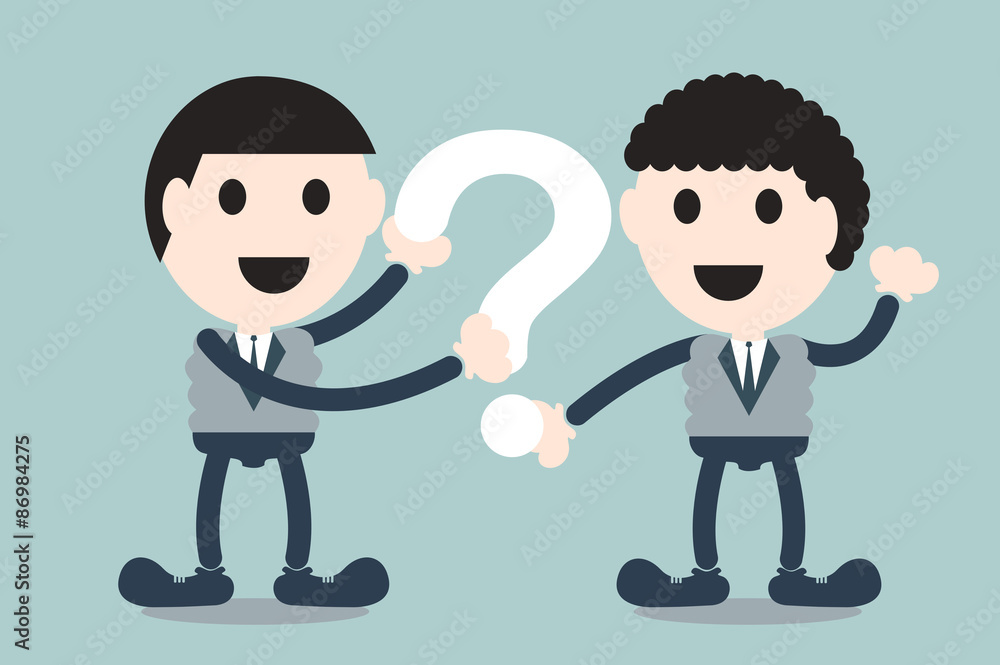 businessman with question mark businessman with question mark