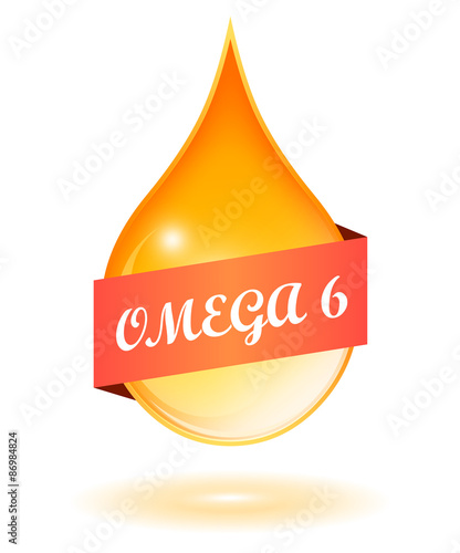Omega 6 drop icon
