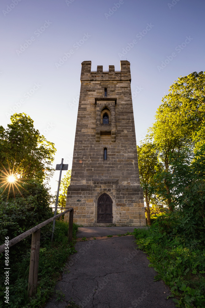 Medieval Watchtower Eckardtsturm in Coburg Medieval Watchtower Eckardtsturm in Coburg