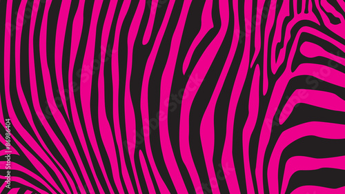 Pink zebra stripes pattern  illustration