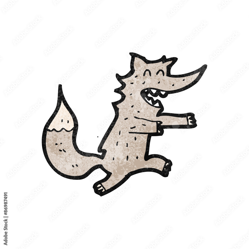 cartoon wolf cartoon wolf