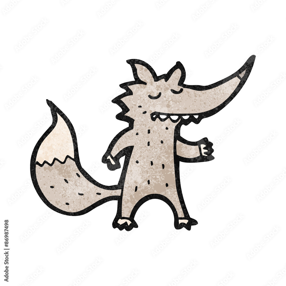 cartoon wolf cartoon wolf