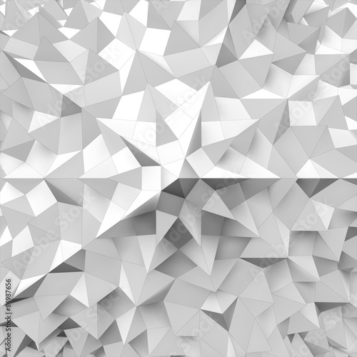 Abstract 3d geometrical background. Mosaic. Vector illustration.