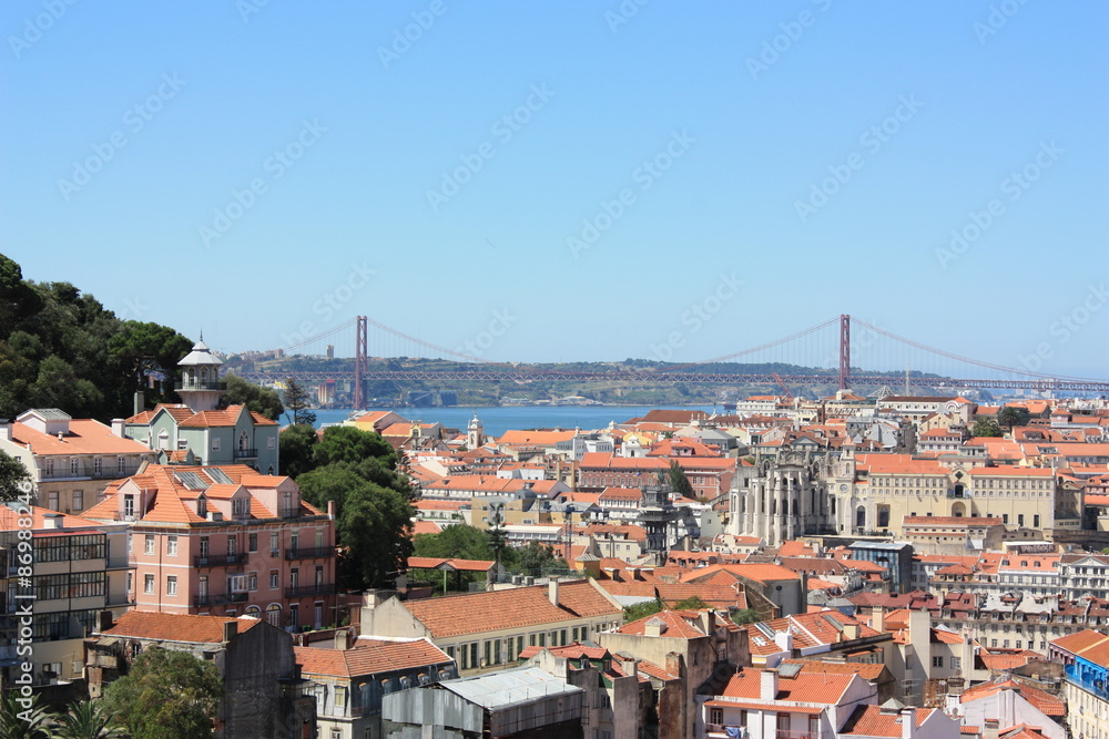 Über den Dächern von Lissabon