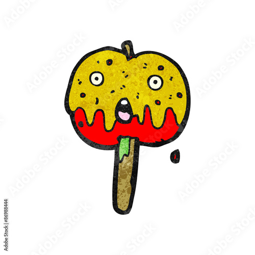 cartoon toffee apple