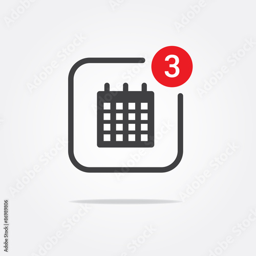 Calendar Notification Icon