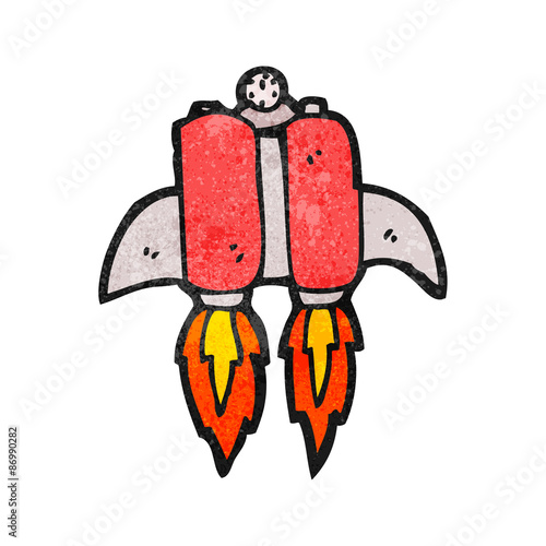 cartoon rocket pack