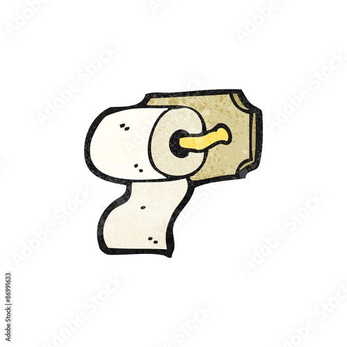 cartoon toilet roll