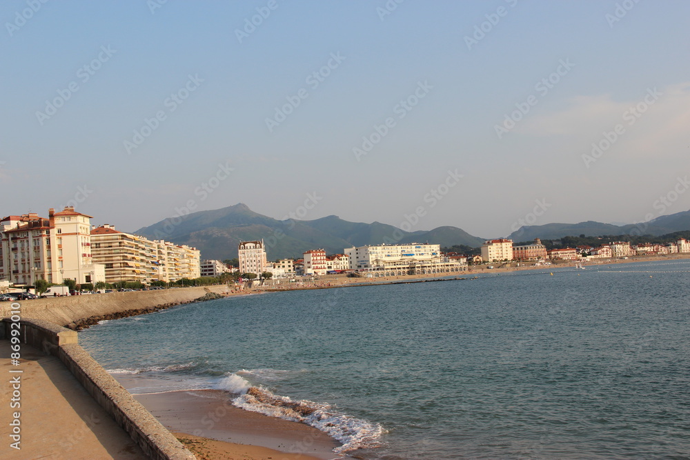 Fototapeta premium Plage de Saint-Jean-de-Luz