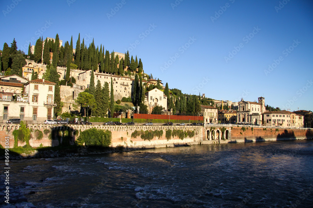 Panoramic View of Verona, Italy