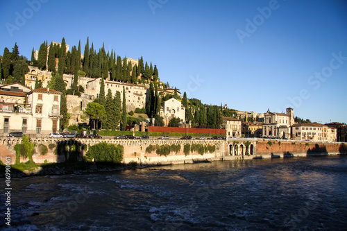 Panoramic View of Verona  Italy