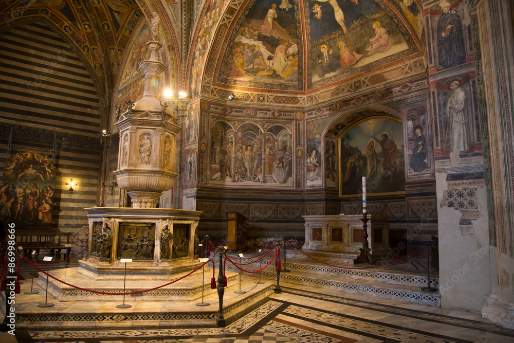 Obraz premium Siena Cathedral in Tuscany, Italy