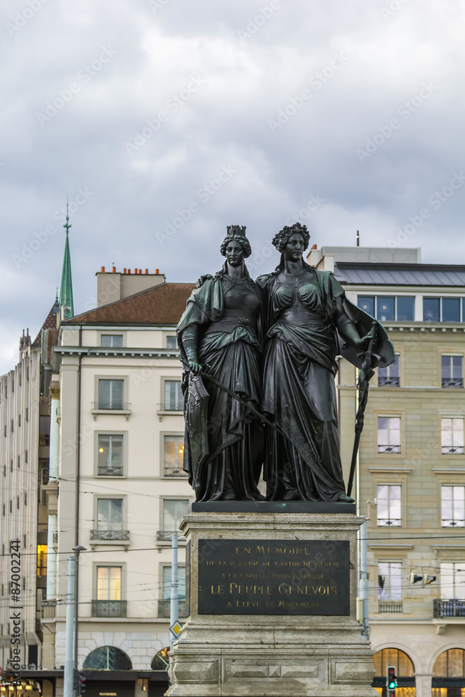 Fototapeta premium National Monument, Geneva