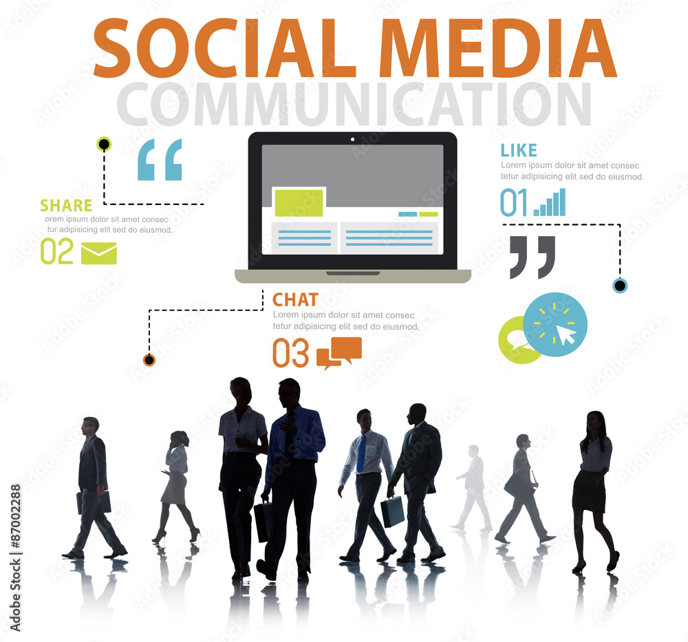Social Media Social Networking Technology Connection Concept Social Media Social Networking Technology Connection Concept