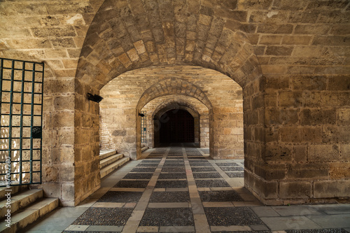 the underground entrance of the Almudaina Royal Palace photo