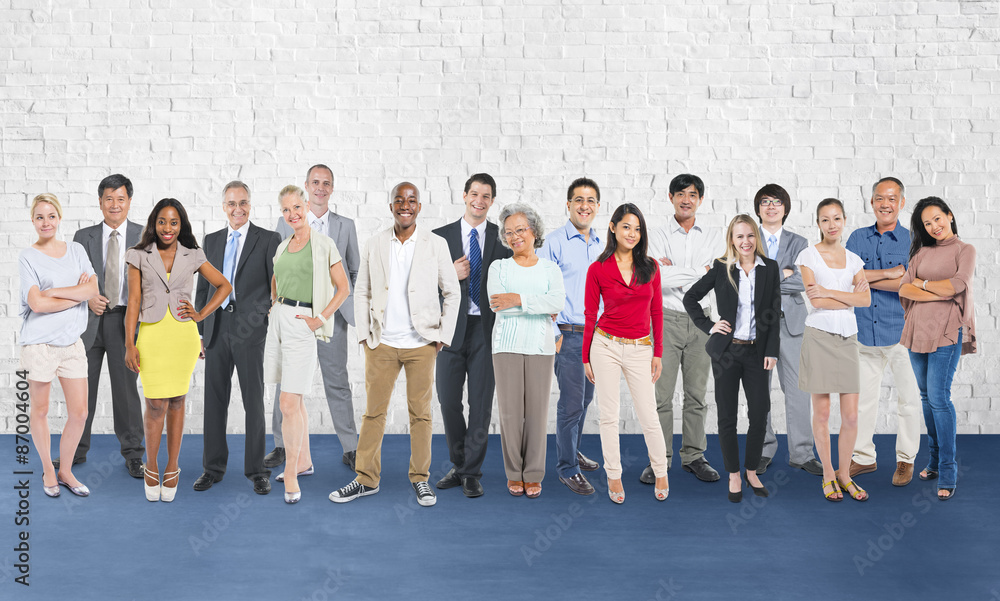 Fototapeta premium Diversity People Aspiration Community Group Concept