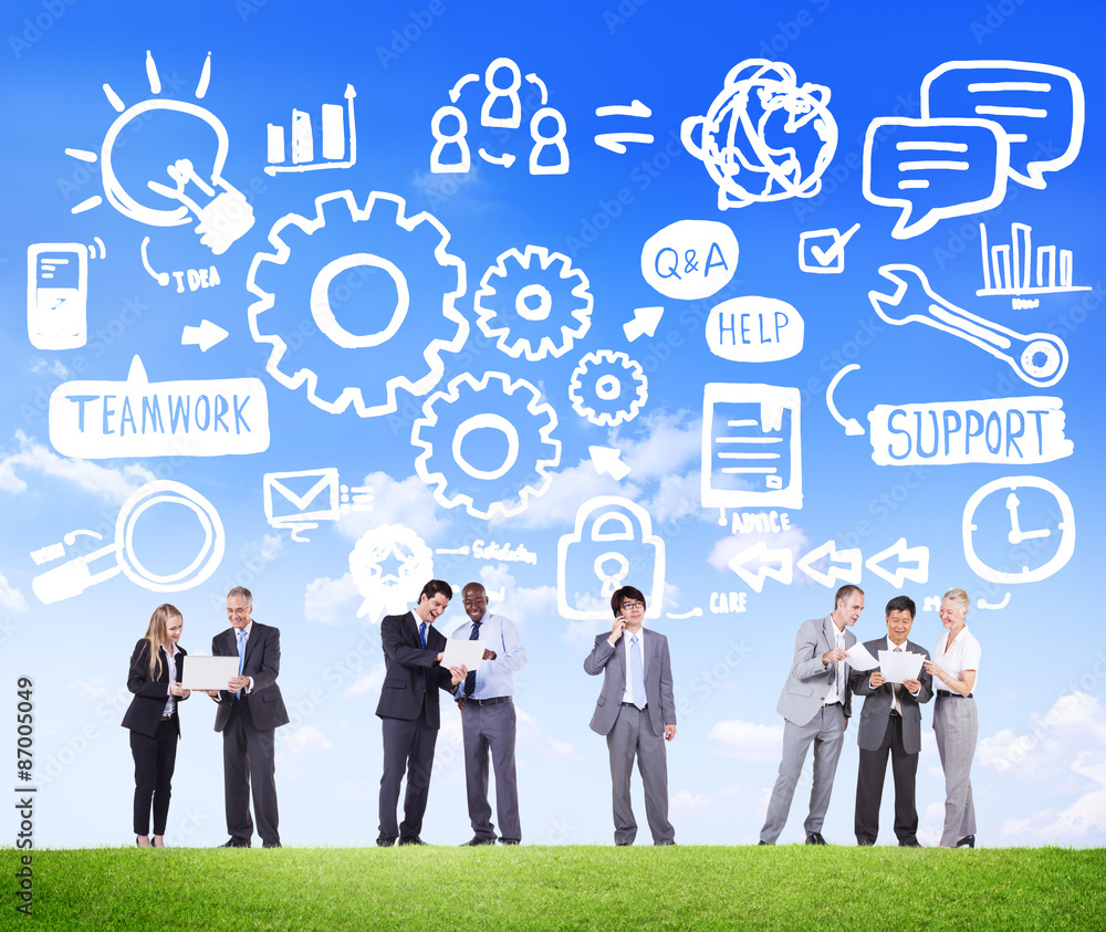 Team Teamwork Support Success Collaboration Cog Unity Concept Team Teamwork Support Success Collaboration Cog Unity Concept