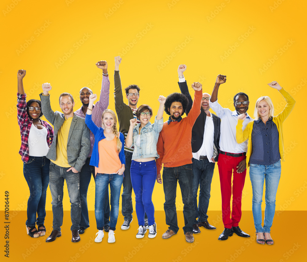 Obraz premium Diverse Diversity Ethnic Ethnicity Unity Variation Concept