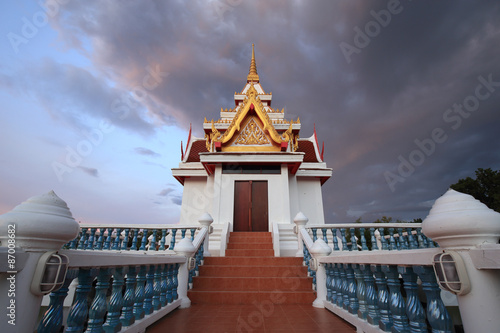 church of Sawang Arom temple, Sabot, Thailand photo