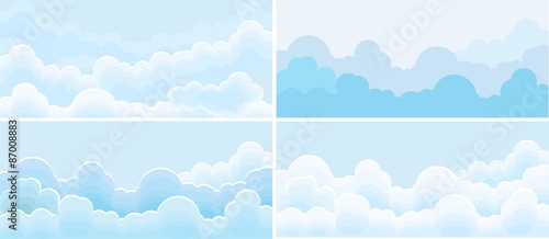 Slika na platnu Sky and cloud  set