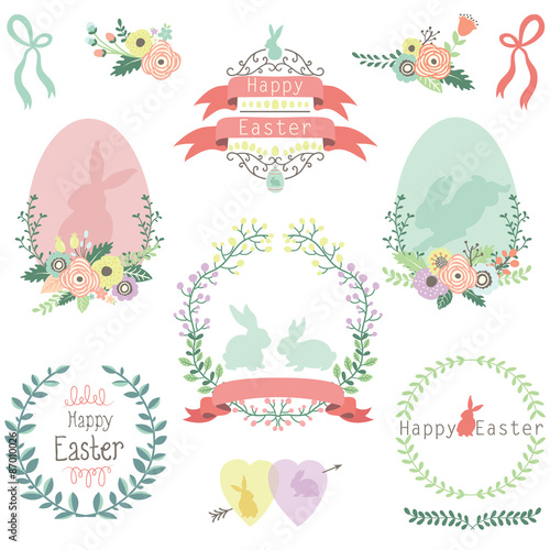 Easter Design Elements