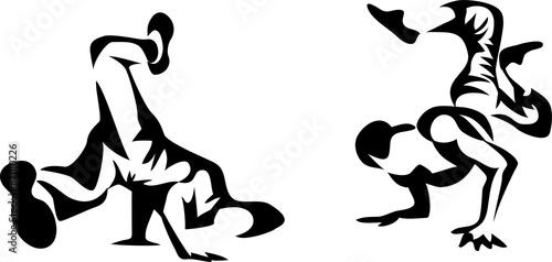 stylized street dancers