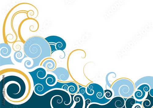 swirl decorative background design