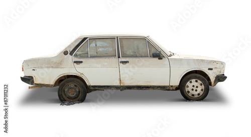Old Car (Clipping Path Included)