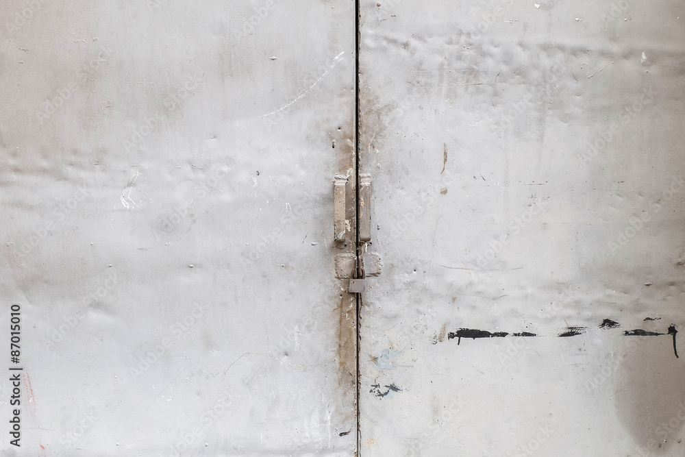 Old white close door background Old white close door background