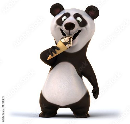 Fototapeta Naklejka Na Ścianę i Meble -  Fun panda