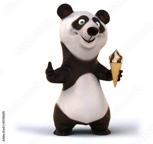 Fototapeta Naklejka Na Ścianę i Meble -  Fun panda