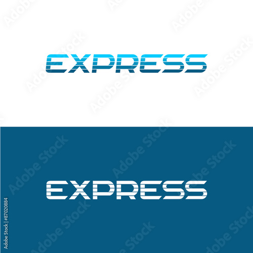 Express word logo