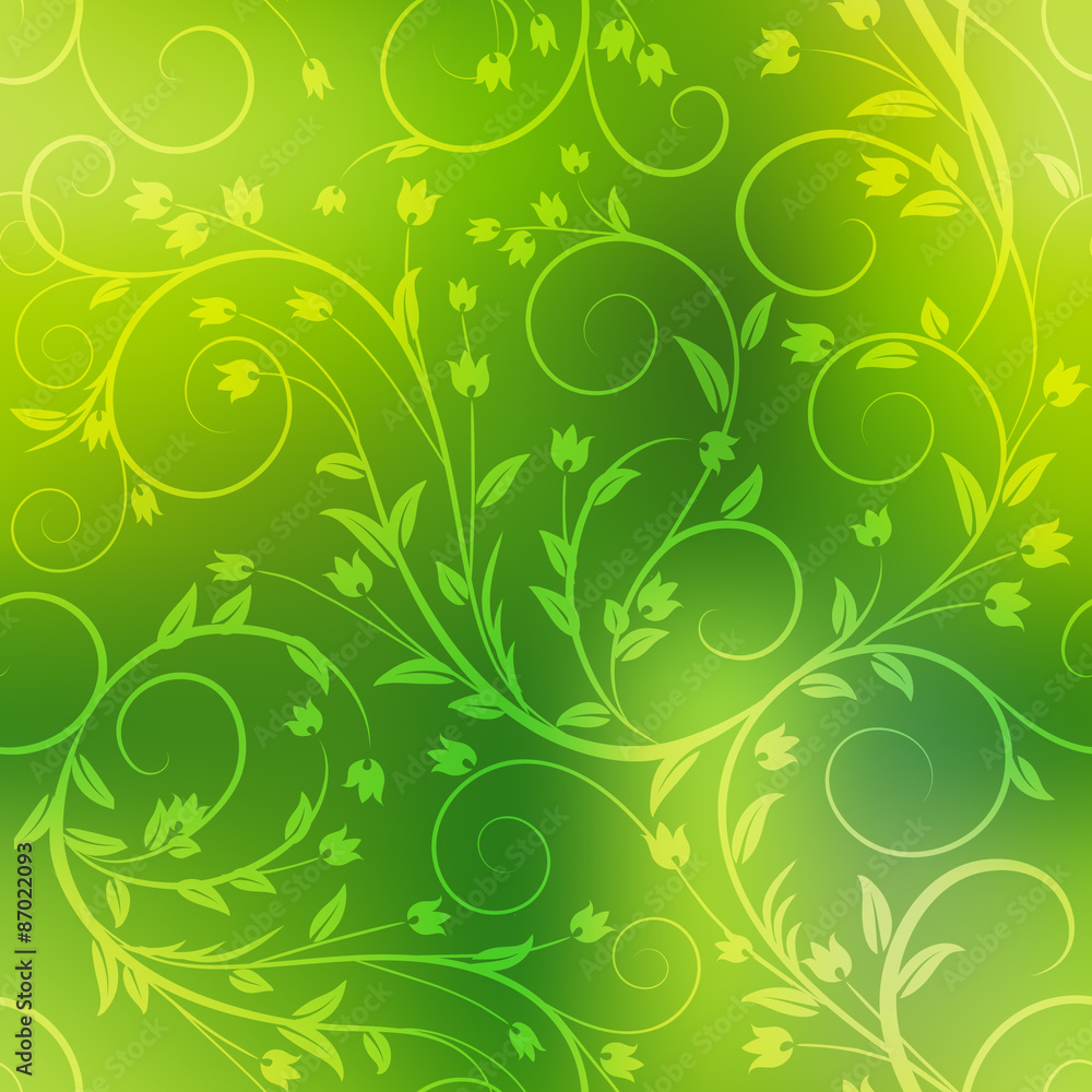 Abstract floral vector graphic seamless background Abstract floral vector graphic seamless background