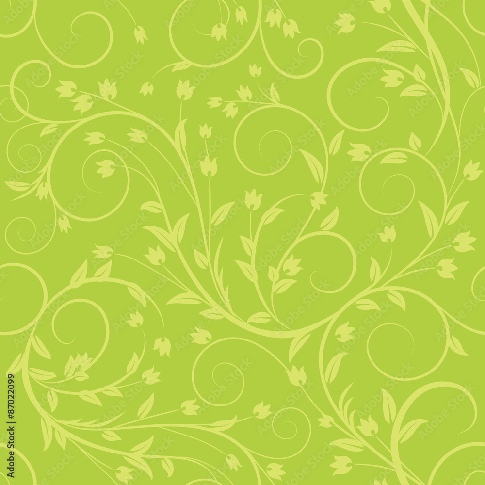 Abstract floral seamless pattern. Abstract floral seamless pattern.