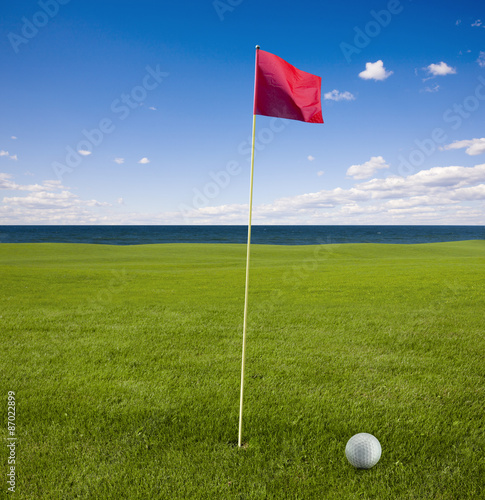 Golfplatz am Meer
