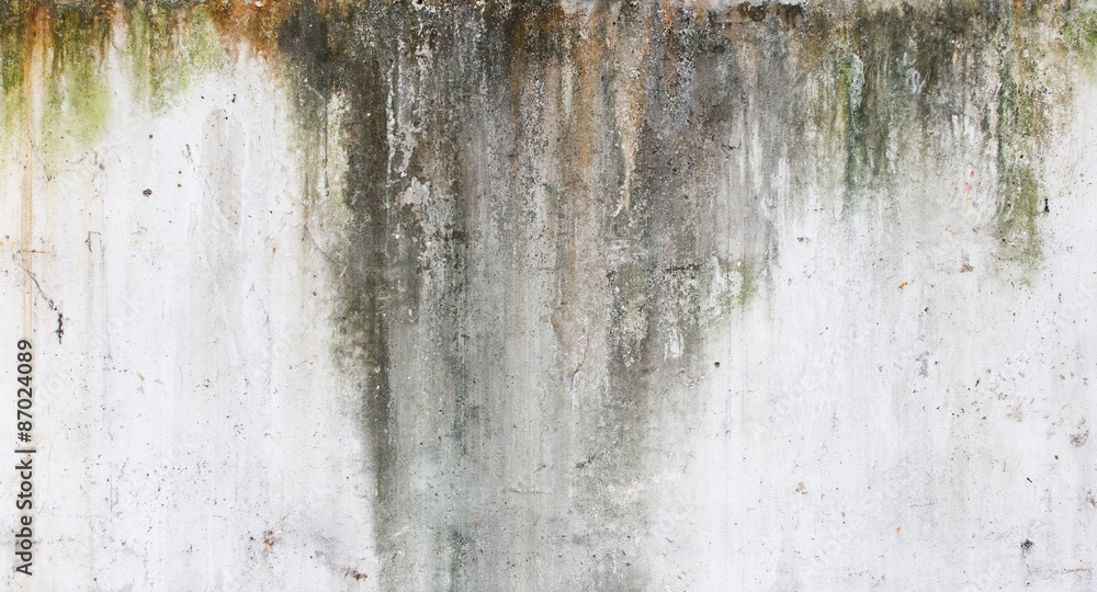 Fototapeta premium Stary zniszczony i poplamiony grungy tekstury ścian