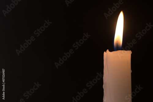 Close up of a Lit Candle