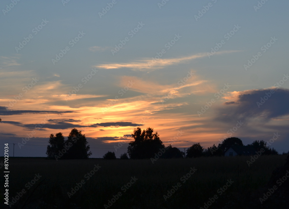 Fototapeta premium Zachód słońca