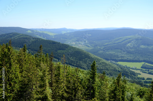Obraz na płótnie Opawskie Mountains w salonie