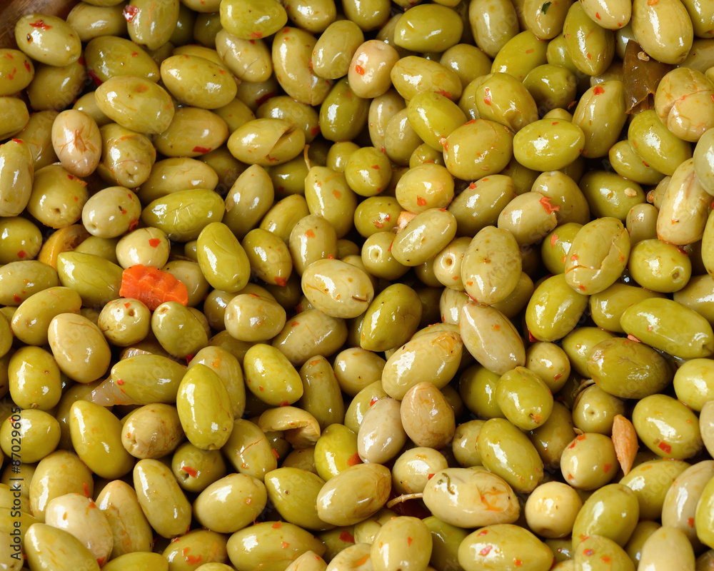 Marinated olives Marinated olives