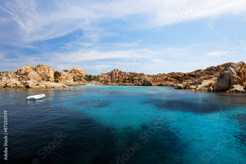 Bay of Cala Coticcio in Caprera island, Sardinia, Italy
