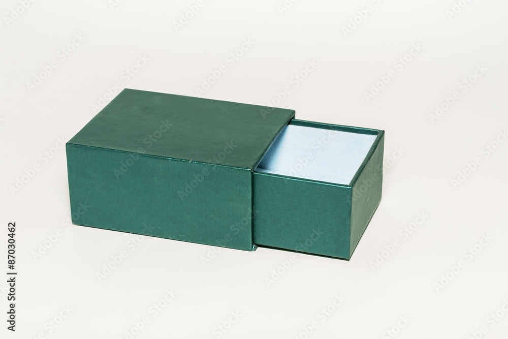 small box on white background