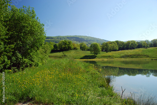 Quadro su tela Limousin region landscape