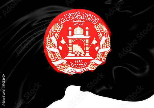 President of Afghanistan Flag photo