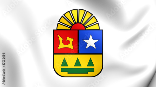 Flag of Quintana Roo, Mexico.
